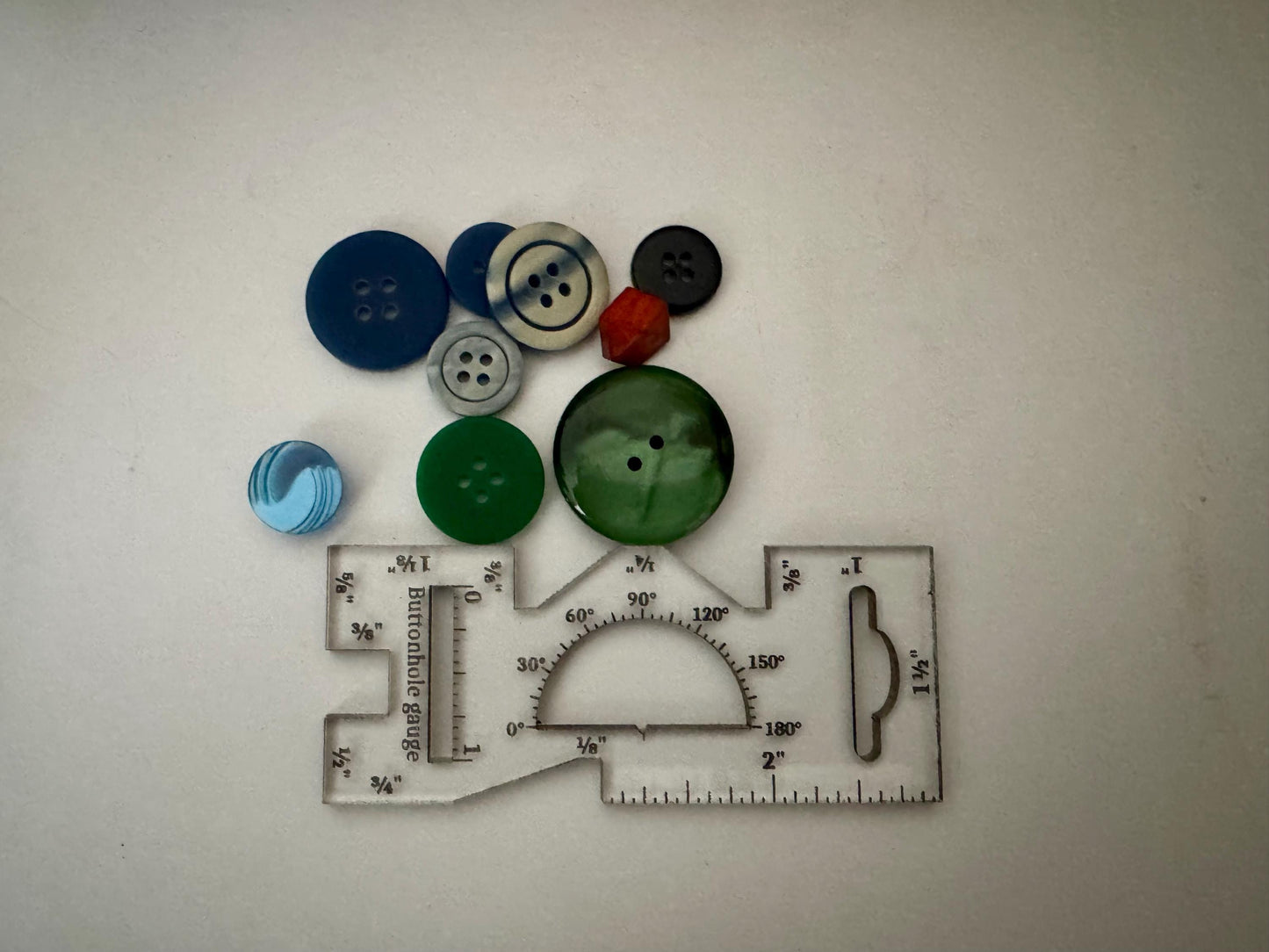 14-in-1 Sewing Gauge: Button Hole & Seam Measuring Guide