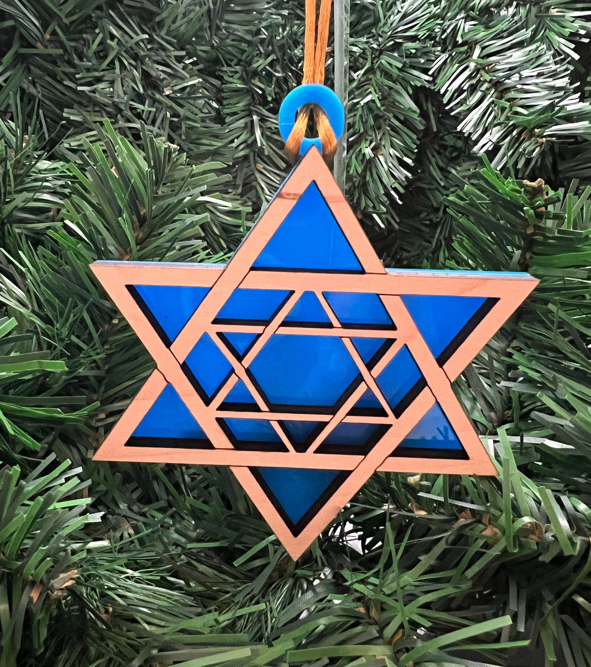 Star of David Ornament - Hanukkah / Chanukah Ornament - Judaica Decoration