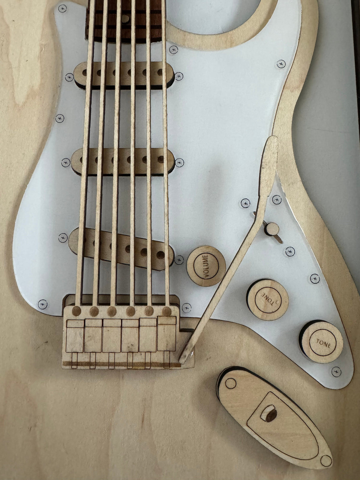 Guitar Wall Art, Electric Strat Style, Gift for Guitar Player, Gift for Music Lover, Wood Wall Art, Personalized Guitar Gift