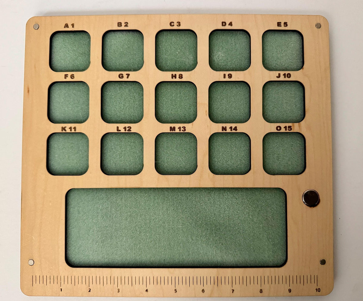 Embroidery Beading Tray: Jewelry Bead Organizer with Magnetic Cover