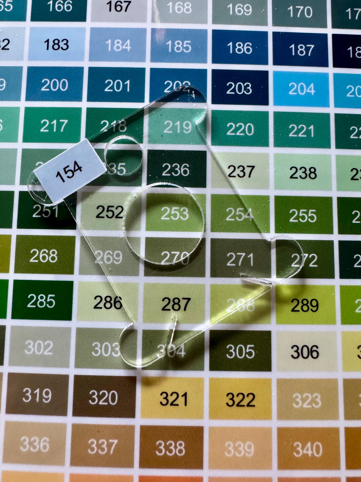 Luca-S Floss Bobbin Color Stickers: 513 Waterproof Vinyl Labels