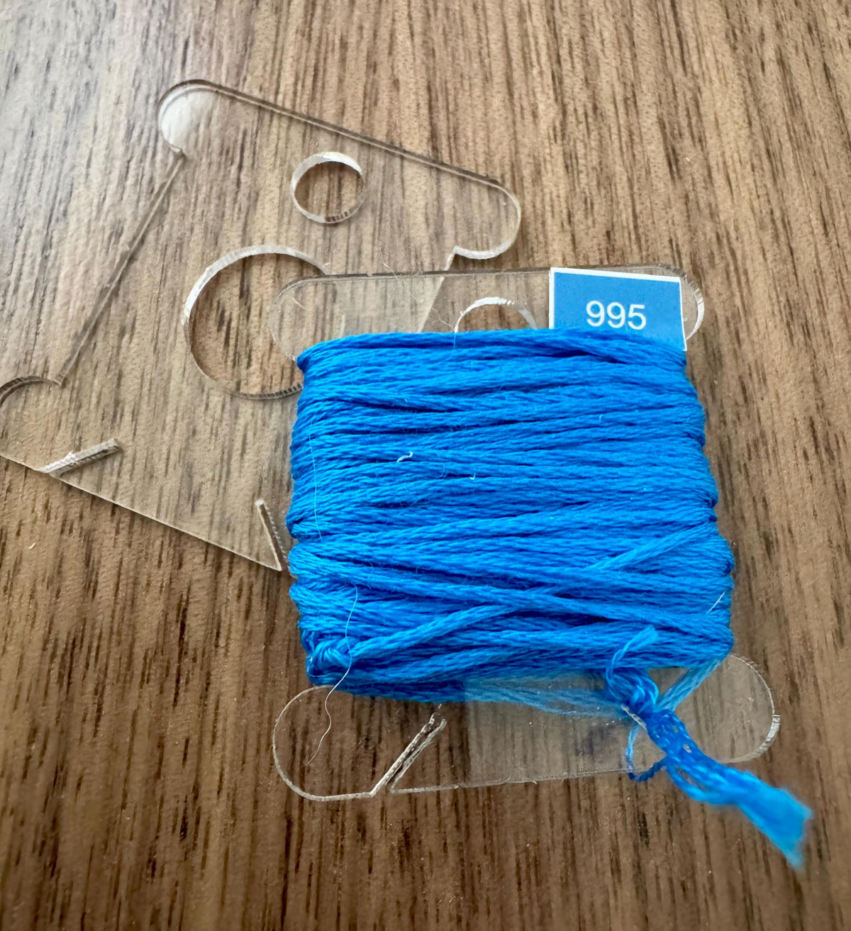 Clear Acrylic Embroidery Floss Bobbins: Thread Organizer