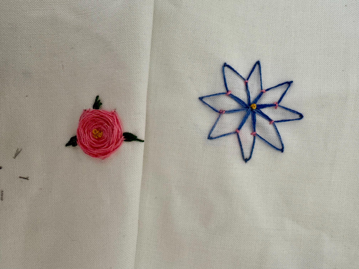 Embroidery Flower & Spoke Templates: Needlework Wheel Design