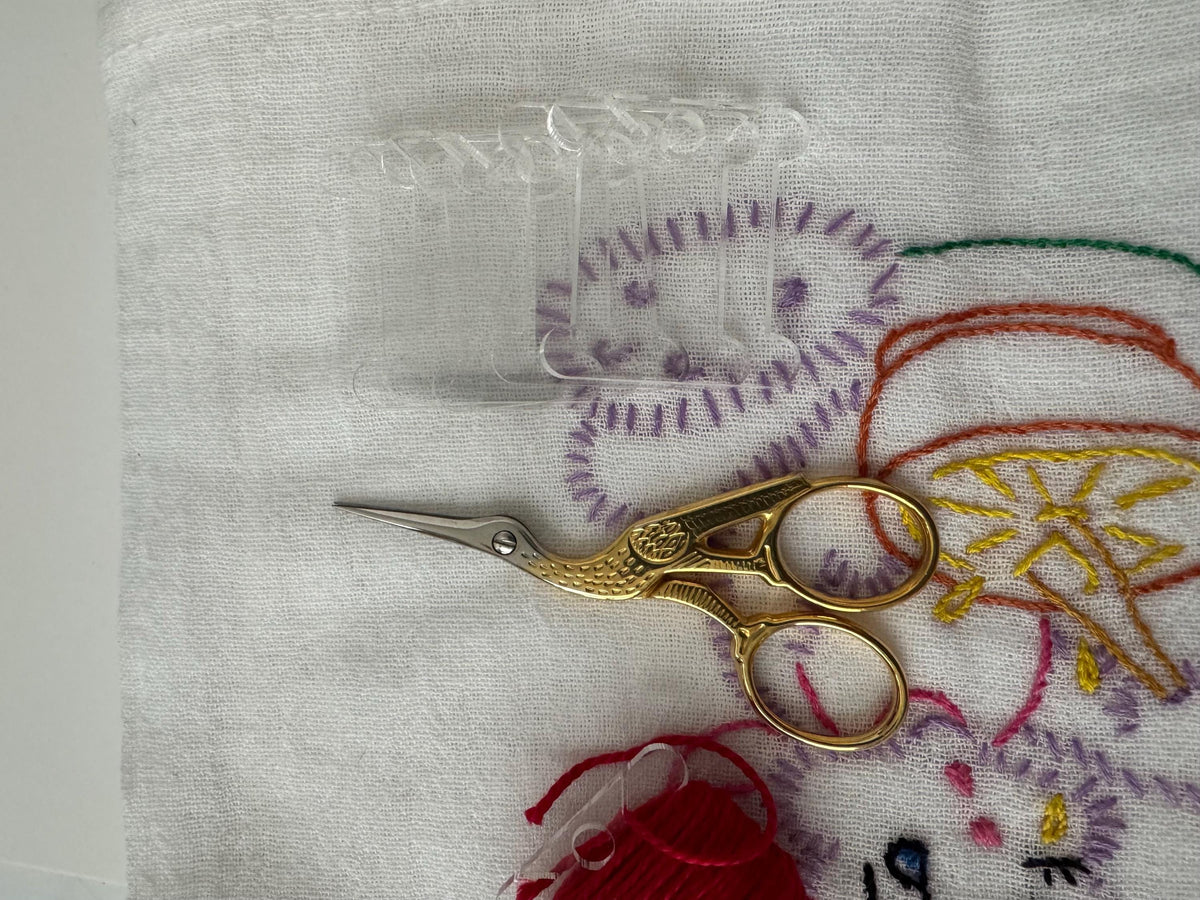 Clear Acrylic Embroidery Floss Bobbins:, Compatible with Pip & Chip System