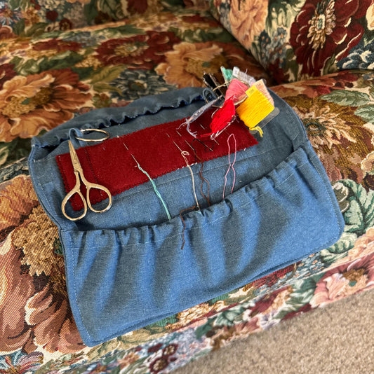 Embroidery and Cross Stitch Organizer for Armchair, Travel, Work in Progress