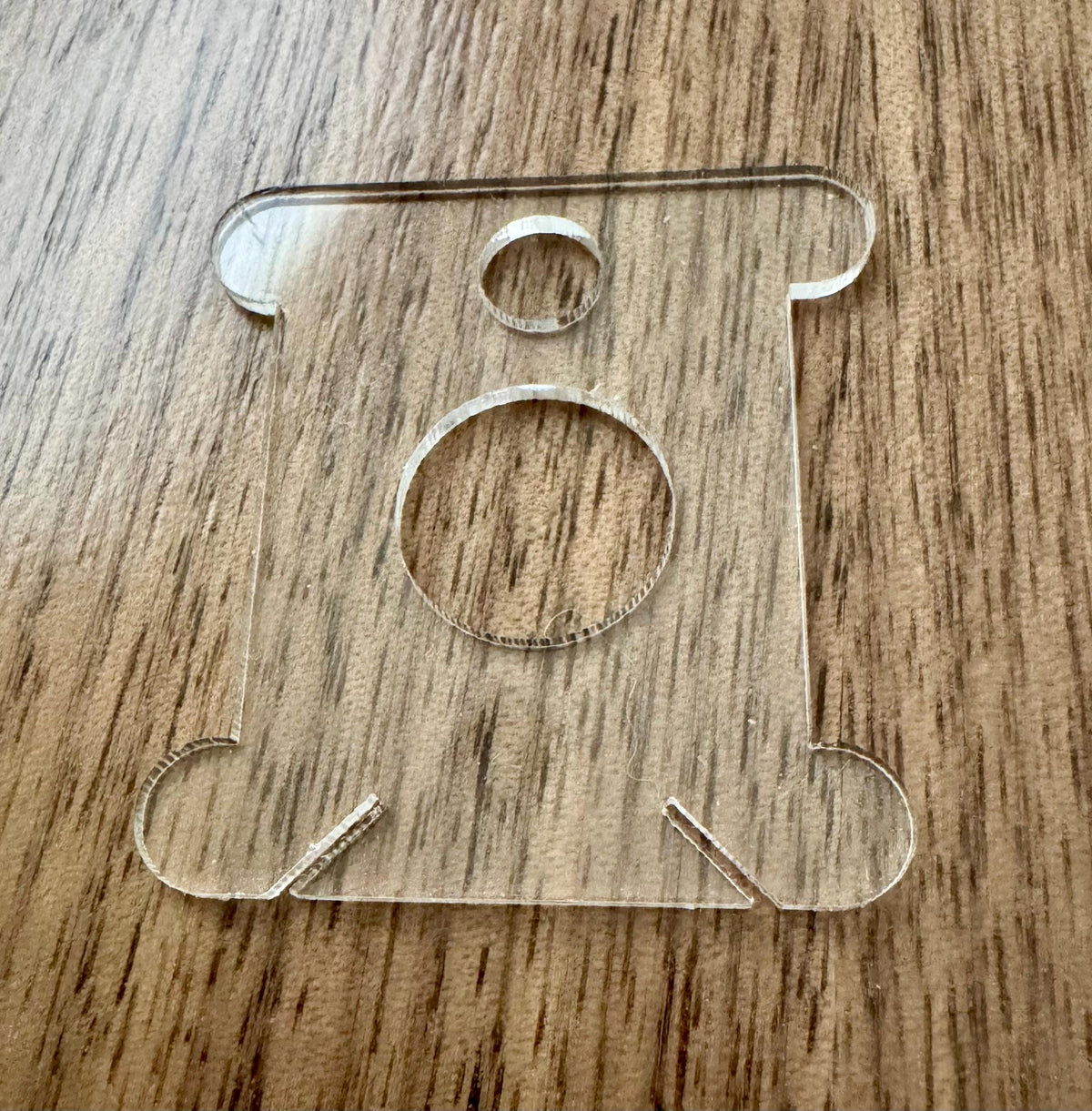Clear Acrylic Embroidery Floss Bobbins: Thread Organizer