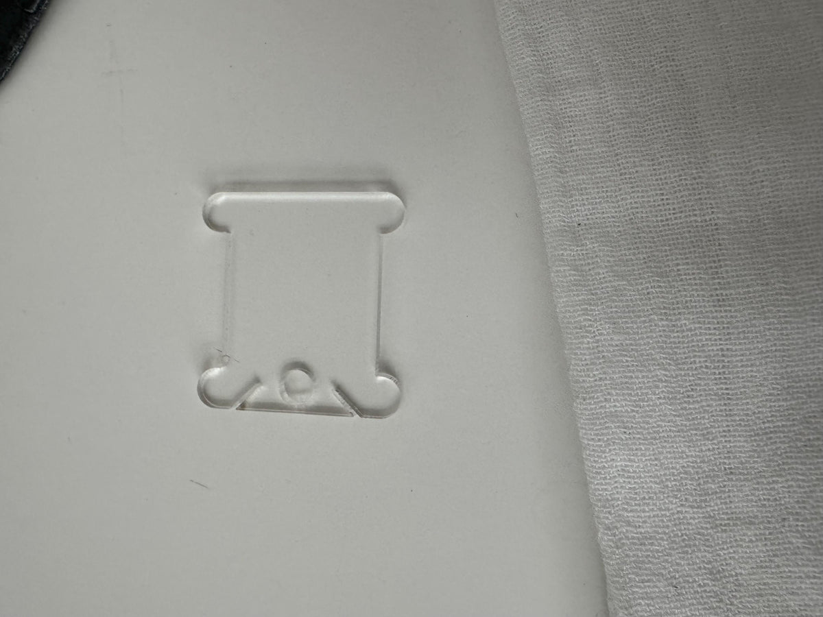 Clear Acrylic Embroidery Floss Bobbins:, Compatible with Pip & Chip System