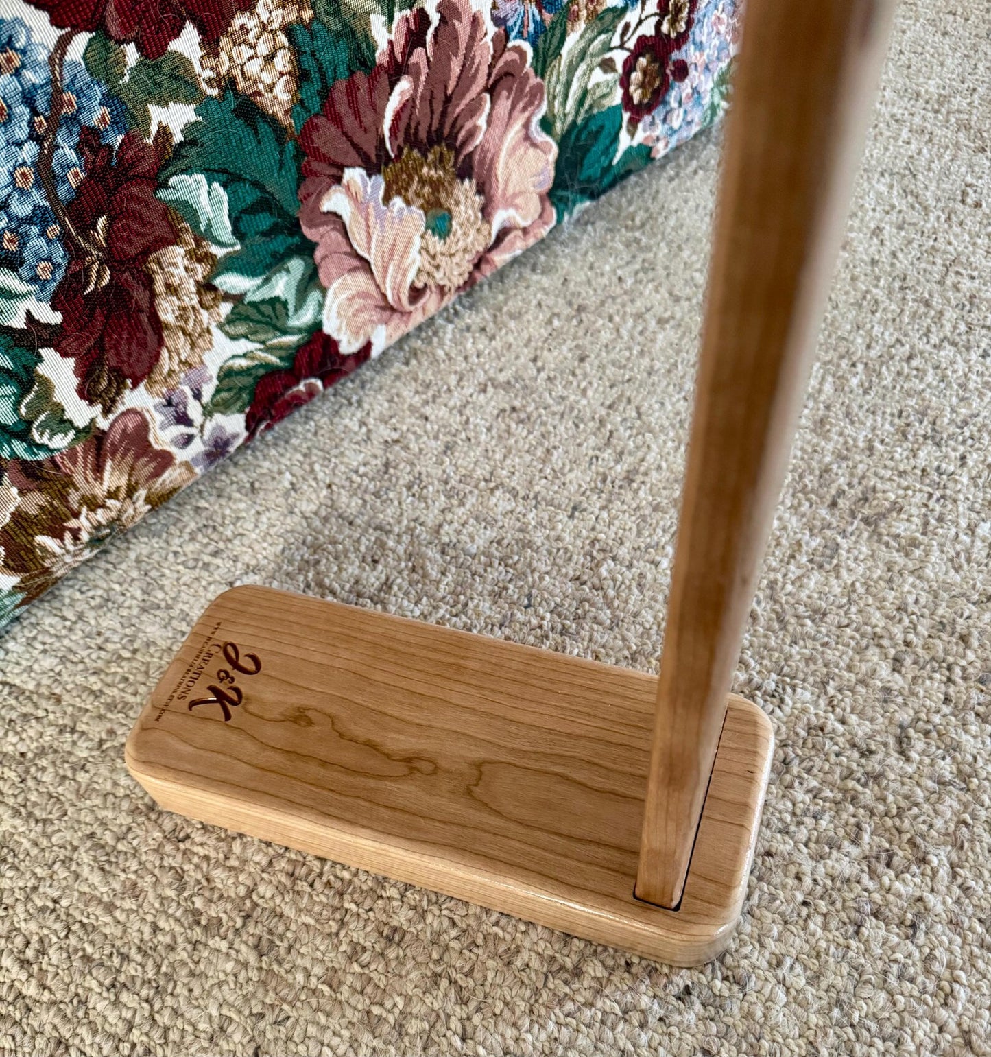 Handcrafted Wood Needlework Organizer