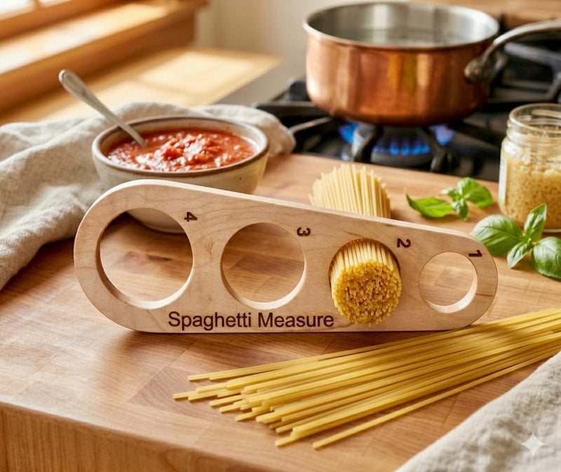 Solid Maple Spaghetti Measuring Tool